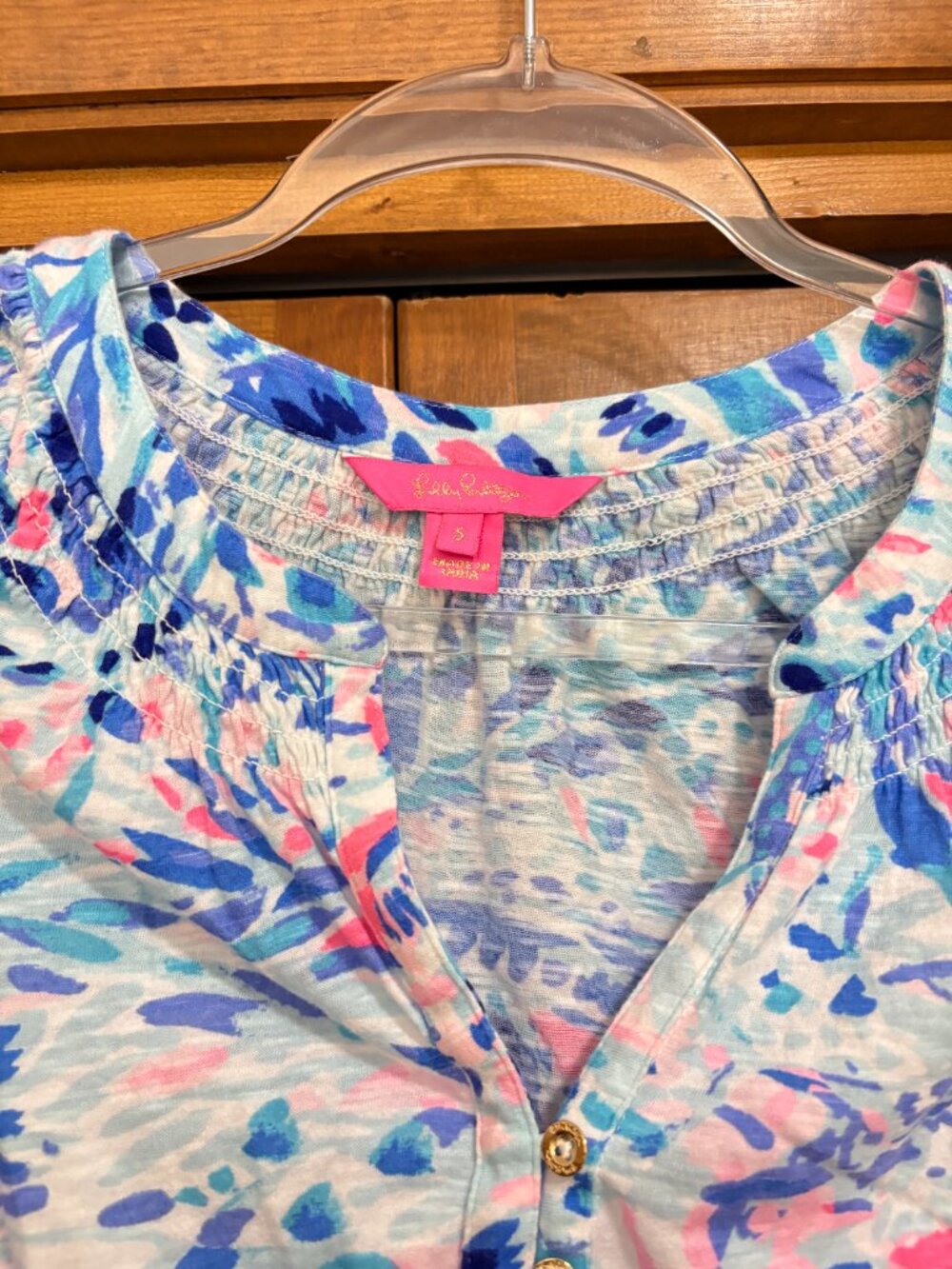 Lilly Pulitzer Sleeveless Printed Tank Top | Size Small - Picture 4 of 4
